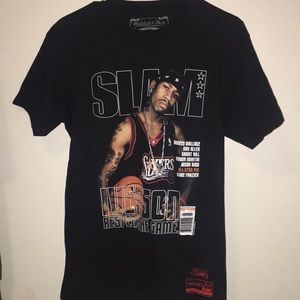 Michelle and Ness Allen Iverson shirt